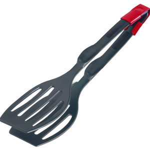Doppelwender/Servierzange Duetto-Flonal Plus; 28.9x7.2x2 cm (DxSxW); czarny/czerwony