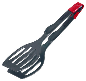 Doppelwender/Servierzange Duetto-Flonal Plus; 28.9x7.2x2 cm (DxSxW); czarny/czerwony