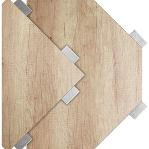 Outdoorbar Baruba Eckelement Innen; 78x56x115 cm (DxSxW); dąb/naturalny/antracyt