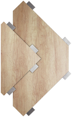 Outdoorbar Baruba Eckelement Innen; 78x56x115 cm (DxSxW); dąb/naturalny/antracyt