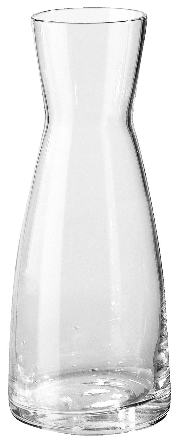 karafka Ypsilon ze znacznikiem pojemności; 300ml, 4.7x16.5 cm (ØxW); transparentny; okrągły; 0.25 l Füllstrich, 12 sztuka / opakowanie