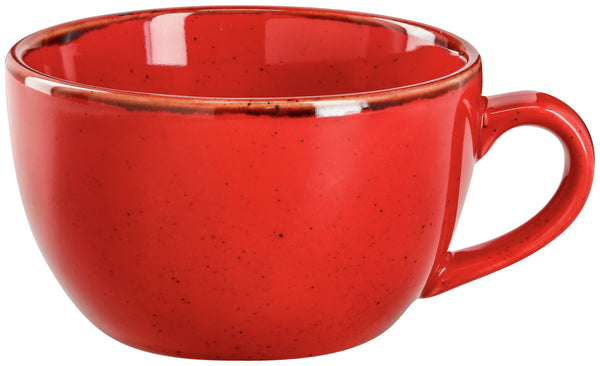 filiżanka do kawy Sidina; 200ml, 9.5x5.5 cm (ØxW); czerwony; okrągły; 6 sztuka / opakowanie