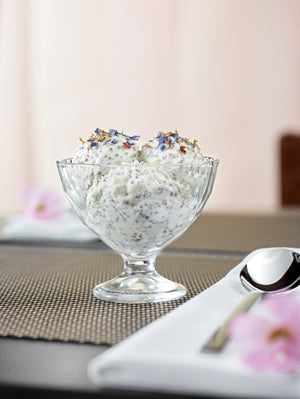 pucharek do lodów Diamond; 360ml, 11.7x9.9 cm (ØxW); transparentny; okrągły; 6 sztuka / opakowanie