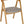 Stapelstuhl Calma Stoff Eiche; 54x53x79 cm (SxGxW); siedzisko taupe