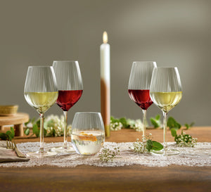 Trinkglas Adora mit Rillen; 410 ml