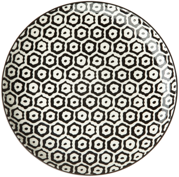 talerz Imagine; 24x3 cm (ØxW); czarny; okrągły; 6 sztuka / opakowanie