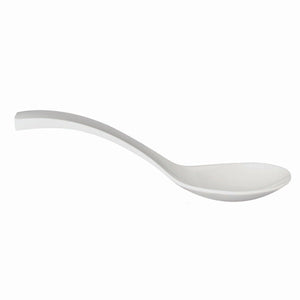 łyżka do sałatek; 24 cm (D); biały