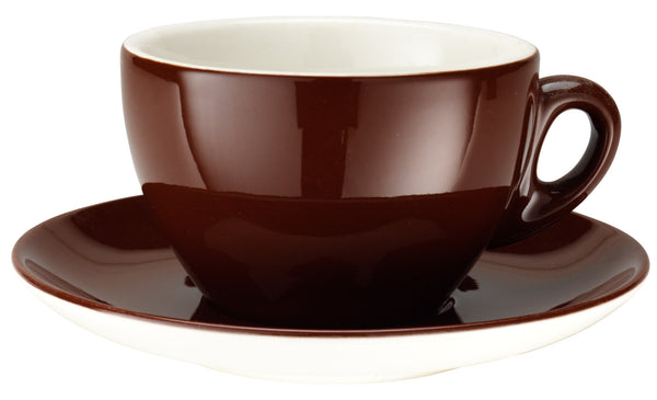 filiżanka do kawy Joy; 300ml, 10.5x6.7 cm (ØxW); brązowy; okrągły; 6 sztuka / opakowanie
