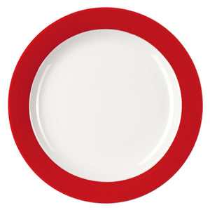 talerz płaski Joy; 21 cm (Ø); czerwony; okrągły; 6 sztuka / opakowanie