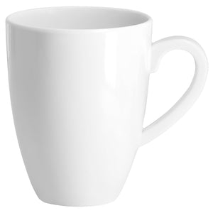 kubek Wayne; 400ml, 8.5x10.8 cm (ØxW); biały; okrągły; 4 sztuka / opakowanie