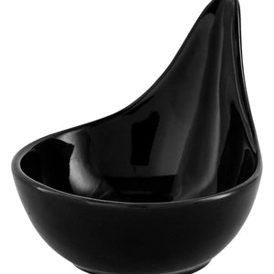mini miseczki  Tropfen; 60ml, 8.8x6.8x6.3 cm (DxSxW); czarny; 12 sztuka / opakowanie