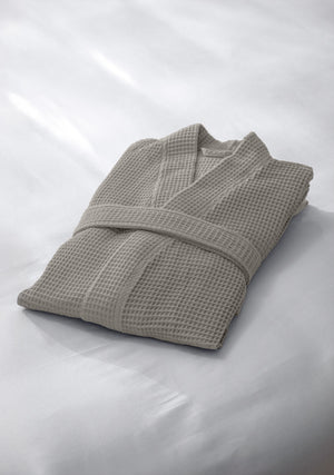 Bademantel Mino; Kleidergröße 2XL/3XL; taupe