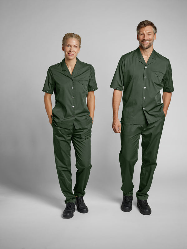 Damenkochjacke Joel; Kleidergröße 48; ciemna oliwka