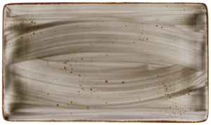 półmisek Nebro; 33.5x19x2.1 cm (DxSxW); szary; 3 sztuka / opakowanie