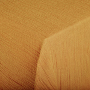 Tischdecke Silena; 130x130 cm (SxD); musztarda; kwadrat