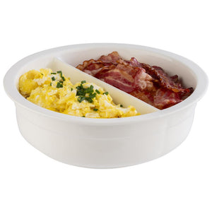 Porzellaneinsatz -ORBIT-; 29.5x29.5x9 cm (SxGxW); biały