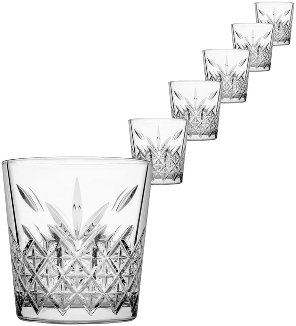 szklanka do whisky Timeless V-Block; 355ml, 9.2x9.6 cm (ØxW); transparentny; 6 sztuka / opakowanie