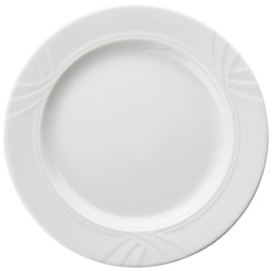 talerz płaski Kiara; 27 cm (Ø); biały; okrągły; 6 sztuka / opakowanie