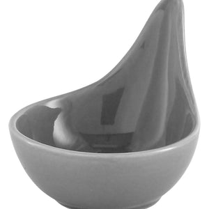 mini miseczki  Tropfen; 60ml, 8.8x6.8x6.3 cm (DxSxW); jasny szary; 12 sztuka / opakowanie