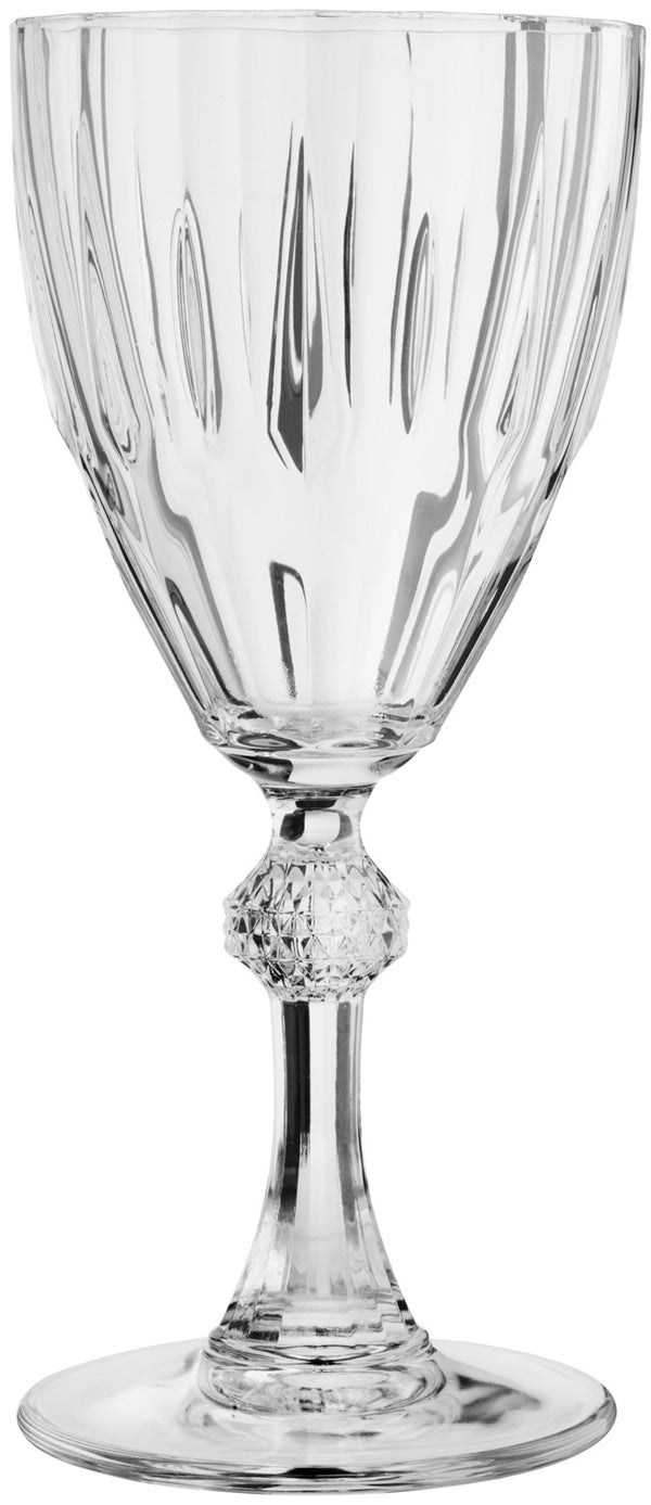 kieliszek do wina białego Diamond; 245ml, 8.2x17.6 cm (ØxW); transparentny; 6 sztuka / opakowanie