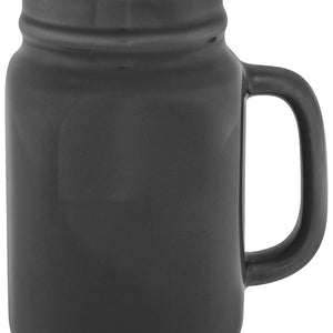kubek z uchwytem Liv; 480ml, 8.3x13.2 cm (ØxW); szary; 6 sztuka / opakowanie
