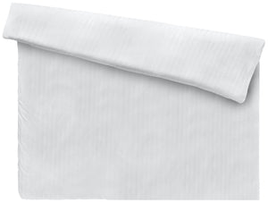 poszewka na kołdrę Satina 20 mm; 240x220 cm (SxD); biały; 2 sztuka / opakowanie