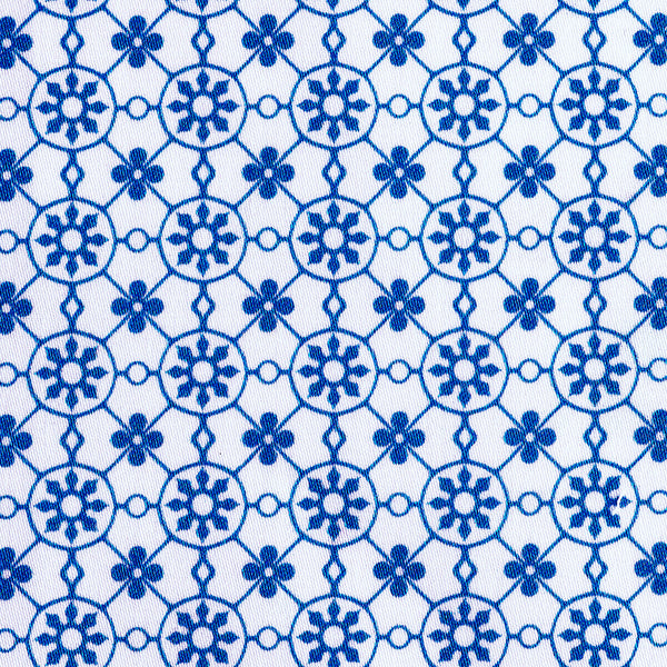 obrus Mataro prostokątny; 130x160 cm (SxD); niebieski; prostokątny