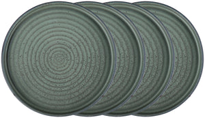 talerz z wysokim rantem Snug; 750ml, 20.5x4 cm (ØxW); zielony; okrągły; 4 sztuka / opakowanie