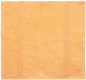 mały ręcznik Valencia gładki; 30x30 cm (SxD); bursztyn; 5 sztuka / opakowanie