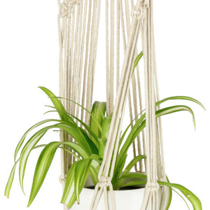 lampa kwiatowa Tamaki; 90x20 cm (DxS); biel kremowa