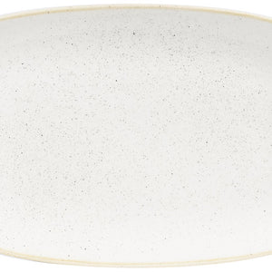 Chefs Oblong Platte Stonecast Barley White; 30x19.9 cm (DxS); biały/brązowy; prostokątny; 6 sztuka / opakowanie