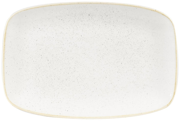 Chefs Oblong Platte Stonecast Barley White; 30x19.9 cm (DxS); biały/brązowy; prostokątny; 6 sztuka / opakowanie