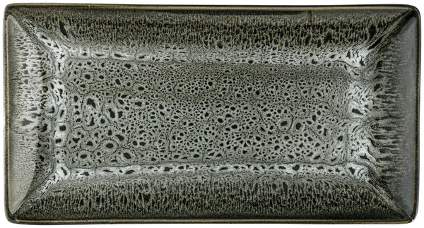 półmisek Nano; 31x16.5x3.2 cm (DxSxW); czarny; prostokątny; 2 sztuka / opakowanie