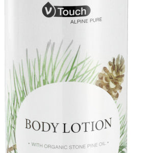balsam do ciała Alpine Pure w dozowniku z pompką; 240 ml; biały; 6 sztuka / opakowanie