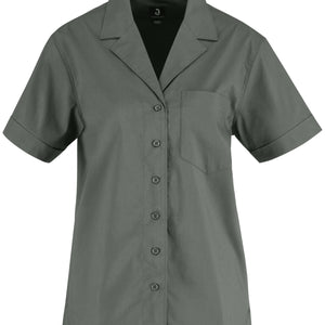 Bluse Kurzarm Magnum Comfort Fit; Kleidergröße 46; ciemny szary