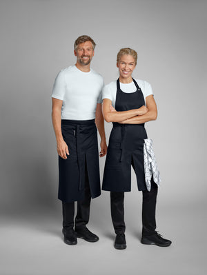 Latzschürze Juno 88x80 cm (LxB); 88x80 cm (DxS); czarny