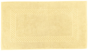 mata łazienkowa Valencia gładka; 50x90 cm (SxD); żółty
