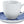 spodek do filiżanki do espresso Mixor ze wzorem; 12 cm (Ø); niebieski/biały; okrągły; 6 sztuka / opakowanie