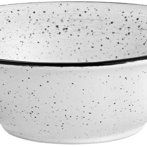 miska Fungio stożkowa; 320ml, 14x4.7 cm (ØxW); biały/czarny; stożkowy; 6 sztuka / opakowanie