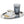 taca do serwowania; 26.5x19.5x1.5 cm (DxSxW); srebro; owalny