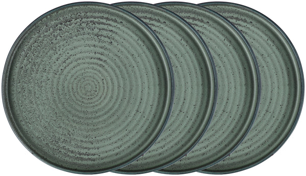 talerz z wysokim rantem Snug; 1250ml, 26x4.5 cm (ØxW); zielony; okrągły; 4 sztuka / opakowanie