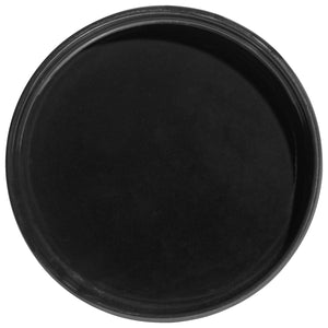 talerz z niskim rantem Skady matowy; 13.5x2 cm (ØxW); czarny; okrągły; 4 sztuka / opakowanie