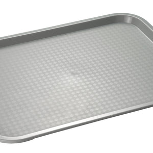 taca do fast foodu; 27x35x2 cm (DxSxW); szary; prostokątny