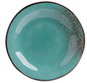 talerz płaski Palana towar 1B; 27 cm (Ø); turkusowy; okrągły; 6 sztuka / opakowanie