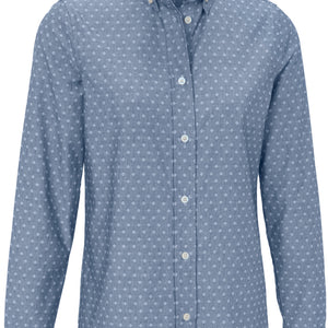 bluzka damska Jona; Kleidergröße 34; niebieski/biały