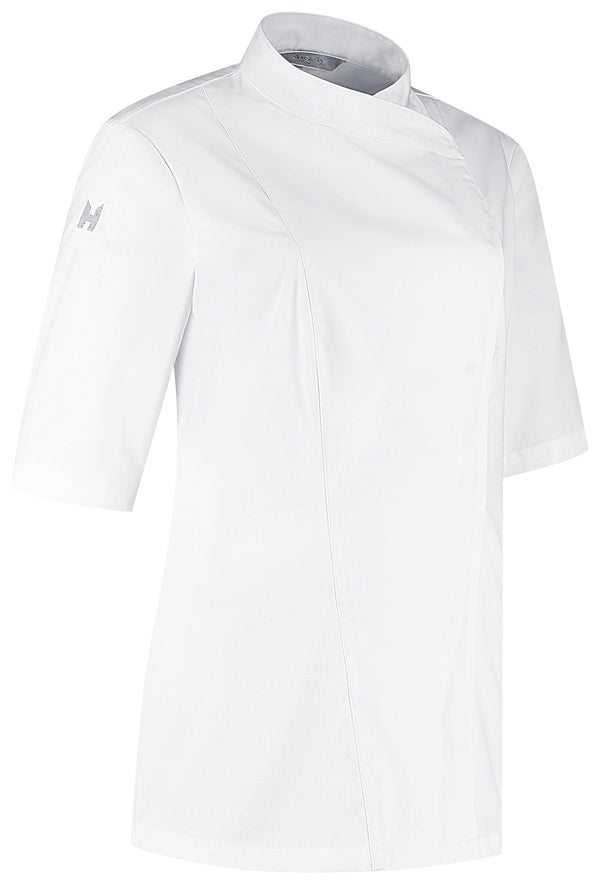 Damenkochjacke Brunelle; Kleidergröße XS; biały