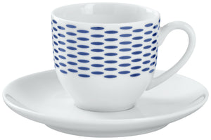spodek do filiżanki do espresso Mixor; 12 cm (Ø); biały; okrągły; 6 sztuka / opakowanie