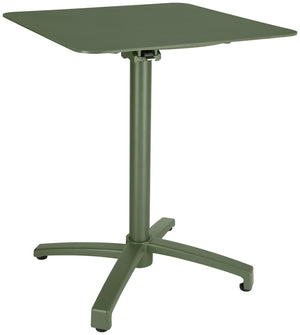 Outdoor-Aluminium-Tisch Taipa quadratisch; 60x60x72 cm (DxSxW); Platte oliwka