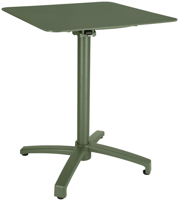 Outdoor-Aluminium-Tisch Taipa quadratisch; 60x60x72 cm (DxSxW); Platte oliwka