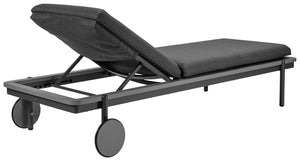 Sonnenliege Rivan; 202x75.5x33 cm (DxSxW); siedzisko antracyt